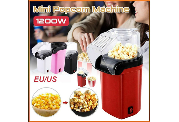 Hot Air Popcorn Machine Popcorn Making Machine Automatic for Home DIY Corn  Popper Children Gift 1200W