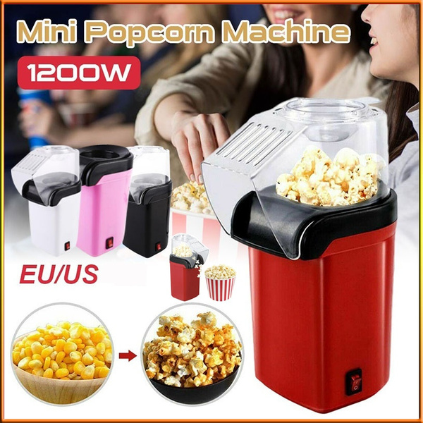 Hot Air Popcorn Machine Popcorn Making Machine Automatic for Home DIY Corn  Popper Children Gift 1200W