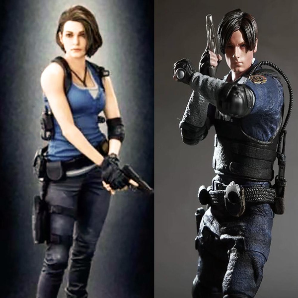 2 Types 1/6 Resident Evil 2 Leon S. Kennedy Jill Valentine Collectible  Action Figure Soldier Set Toy Scale Dolls Models Boys Gift