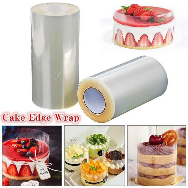 Cake Rolling Bands Material Patisserie Rodoide, 10x10m, Transparent Pastry  Cake Rolling Tape Decoration For Wrapping Pastry Mousse Cakes (10cm)