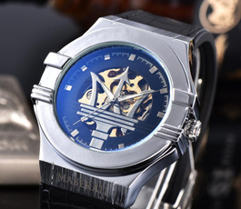 Round Watch, classic watch, leather strap, leather