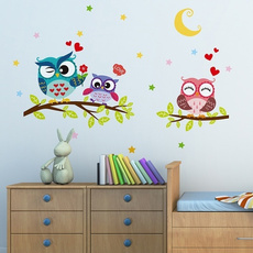 kids, Owl, Decor, decorativewallpaper