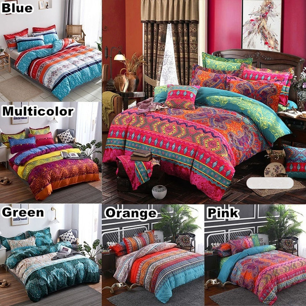 Home Decor Bohemian Quilt Cover Indian, Duvet And Quilt Covers