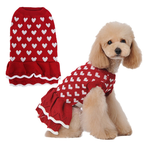 red sweater for dog