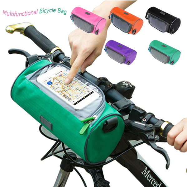 Bicycle Bags Handlebar Waterproof Phone Bag Touch screen Pack For Accessori 