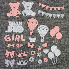 Baby, stencil, Scrapbooking, Gifts