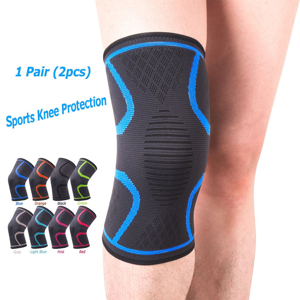 Elastic Knee Pad Protective Gear Patella Brace Basketball Support Sports Fitness 