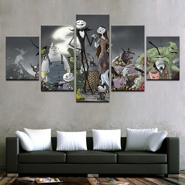 Nightmare before Christmas HD Canvas prints Painting Home decor Picture Wall art 