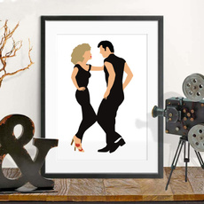 greasewallpicture, greaseposter, vintagemovieposter, greaseolivianewton
