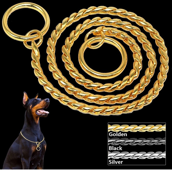snake choke chains for dogs