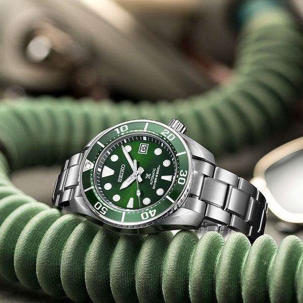SEIKO Seiko 6r Watch Male Green Water Ghost Mechanical Watch 200M Diving  Watch New Small MM Men's Watch | Wish