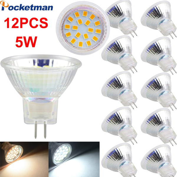 Mr11 Gu4 Led Bulb 12v Warm Cold White For Ceiling Lights Replace Halogen Lamp 5 12 Pack Wish - Changing Ceiling Lights From Halogen To Led