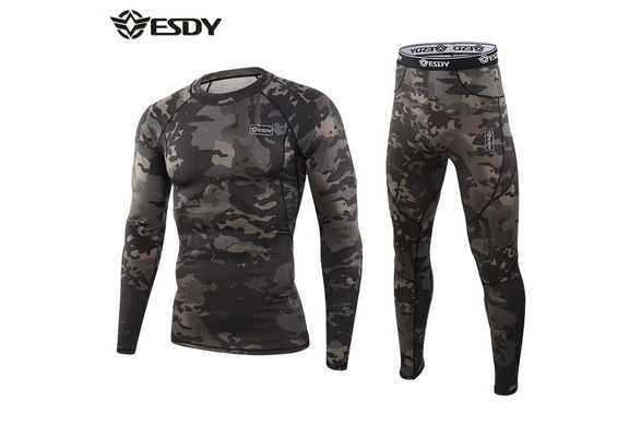 camouflage long johns