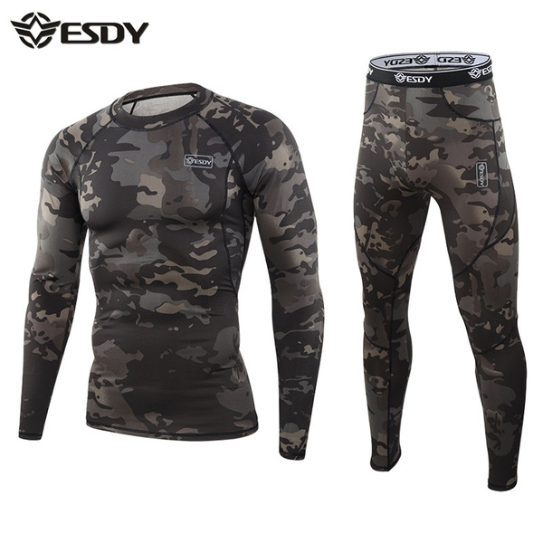 Men's camo outlet thermal shirt