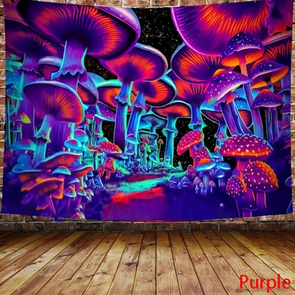 3d Druck Trippy Mushroom Tapisserie Hippipe Bunte Kunst Wandbehange Wandteppiche 150 100cm 150 130cm 200 150cm Wish