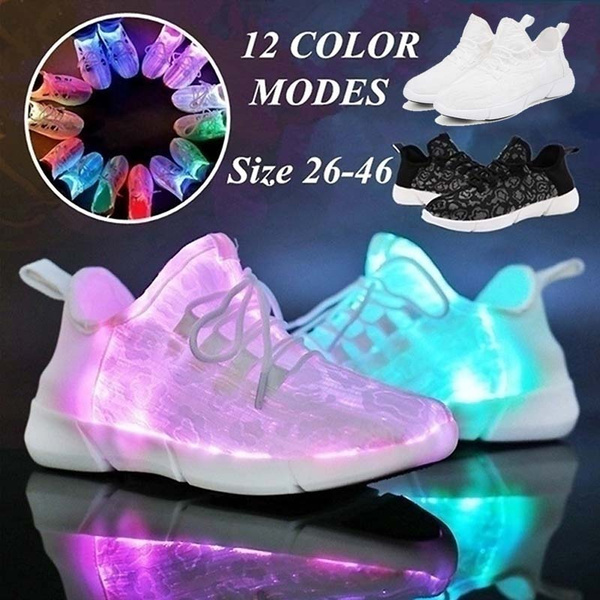 mens light up shoes size 12