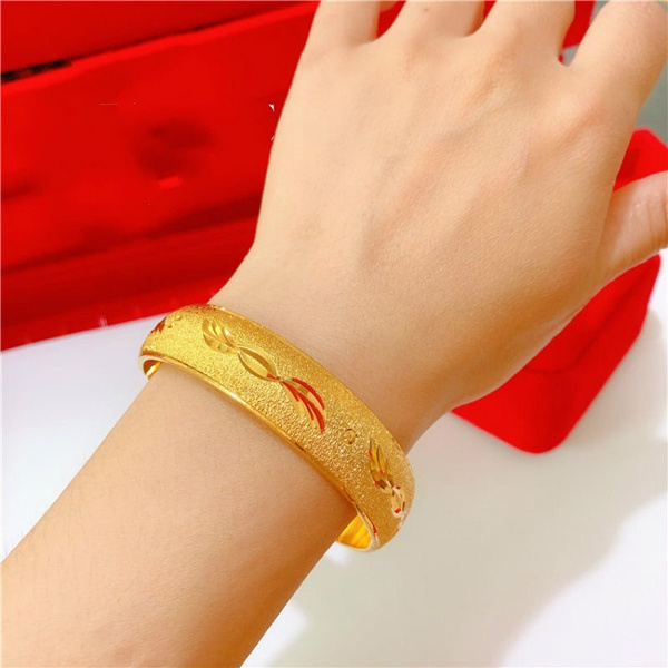 24K Gold Link Bracelet For Women (SJ_3101) – Shining Jewel