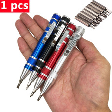 multifunctionalscrewdriver, 8in1screwdriver, Aluminum, Mobile