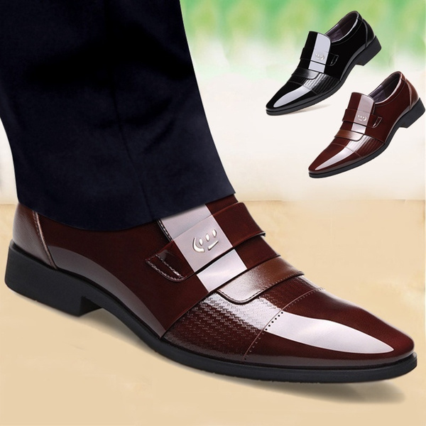 Mens Business Formal Shoes Slip On Office Shoes Men s Wedding