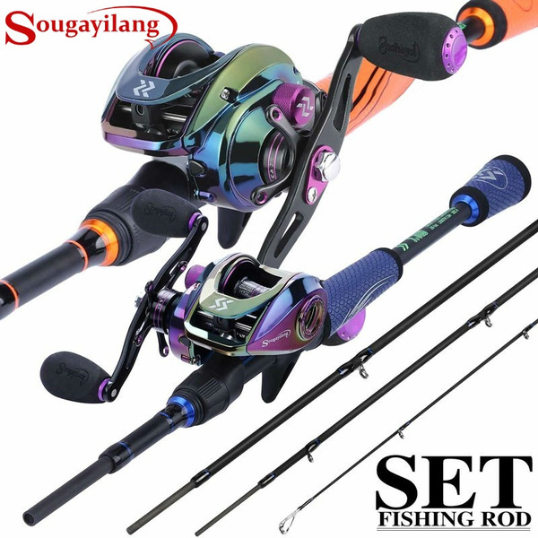Sougayilang Fishing Rod Reel Combo Casting Fishing Rod and