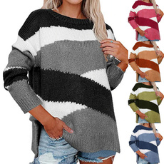 autumnwinter, Plus Size, Sleeve, pullover sweater