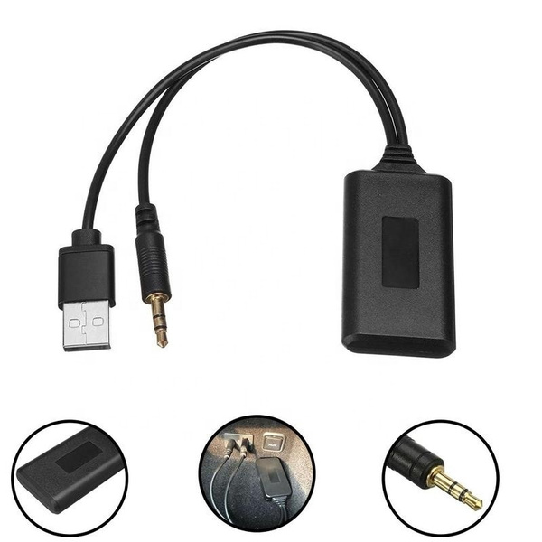 Al borde guía es suficiente 3.5mm 12V Car Radio Bluetooth Audio Adapter Aux Cable For BMW E90 E91 E92  E93 | Wish
