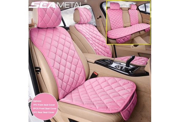 Universal Plush Car Seat Cushion - PINK / Front Seat Cushion-1 Pc in 2023