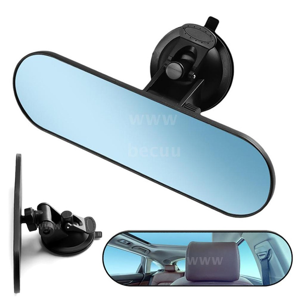Decoe Rear View Mirror Universal Car Truck Mirror 360°Adjustable Interior Rearview Mirror with Suction Cup 220 65mm