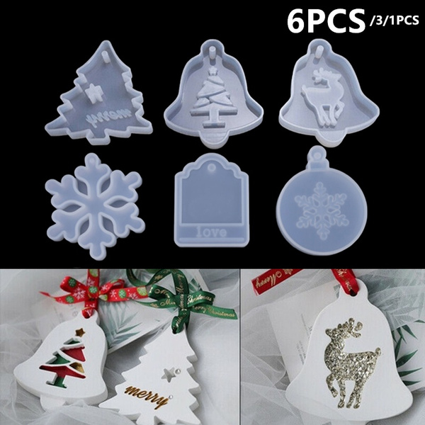 Christmas Wish Silicone Jewelry Casting Mold Resin Epoxy Mould Craft Decor Tool 