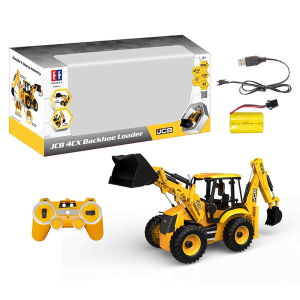 120 2.4G Remote Control Backhoe Loader Twoway Forklift Truck Engineering Vehicle Model Wish