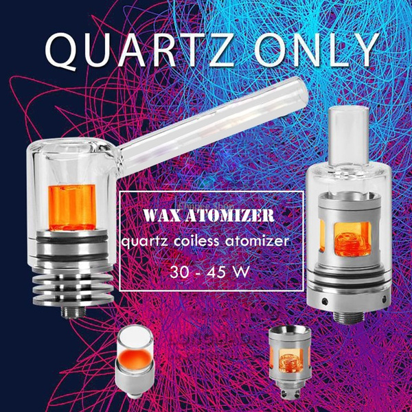 Quartz Coil-less Wax Atomizer 510 Big Thread Short/Long Mouthpiece