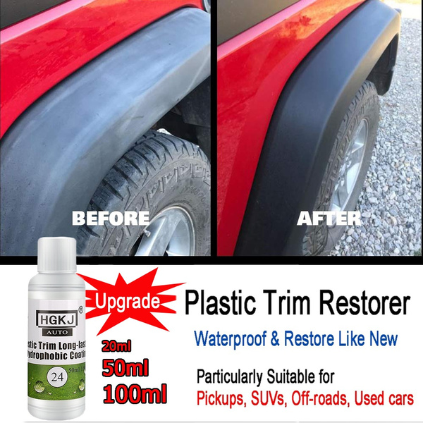 20/50/100ml Ceramic Trim Coating Car Plastic Trim Restorer SUV Truck  Plastic Parts Restorer Car Accessories