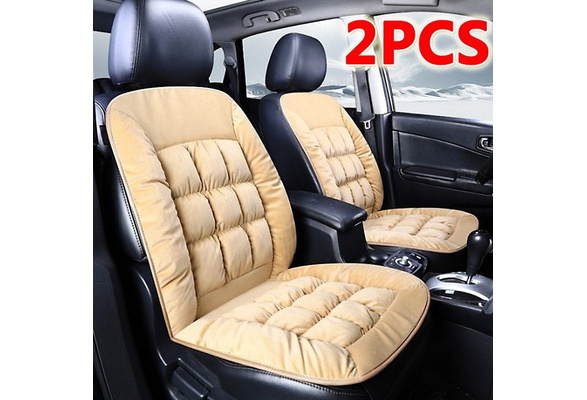 1/2PCS Plush Car Seat Cover Winter Warm Car Seat Cushion Pad Seat Protector  For Car SUV Truck Bus Van