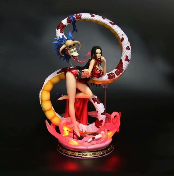 One Piece Anime Model Gk Snake Princess Boa Hancock Action Figure 41cm Pvc Statue Collection Toy Desktop Decoration Wish