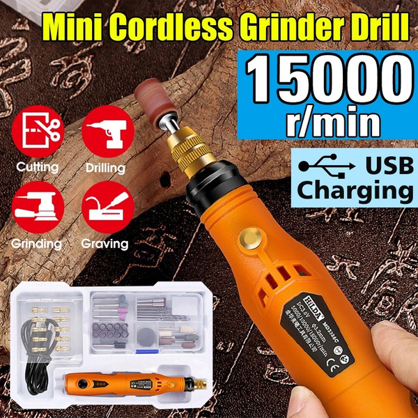 Cordless Electric Mini Grinder Rotary Tool Drill Kit Engraver Pen