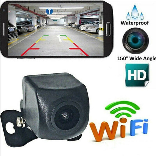150°WiFi Wireless Car Rear View Cam Backup Reverse Camera For iPhone Androi^H5