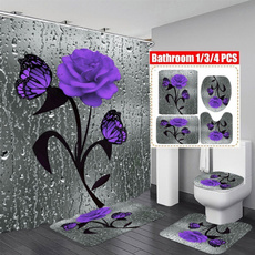 butterflyshowercurtainset, butterfly, cortinasparasala, Bathroom Accessories