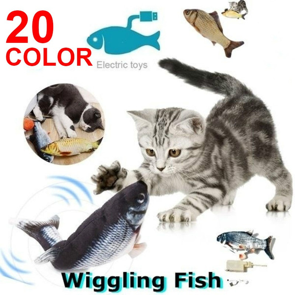 fish cat toy catnip kicker