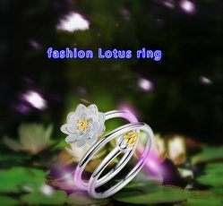 Sterling, Flowers, Jewelry, 925 silver rings