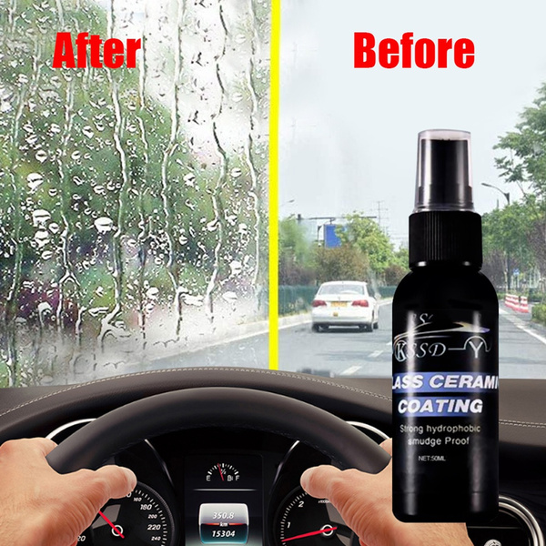 30/50ML Anti Fog Agent Super Hydrophobic Car Cleaner Water Fog Repellent Spray  Car Windshield Glass Liner Repellent Agent Rearview Rain Repellent