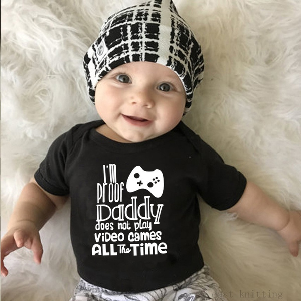 Game Print Infant OnePiece Baby Bodysuit Clothing outfit clothes