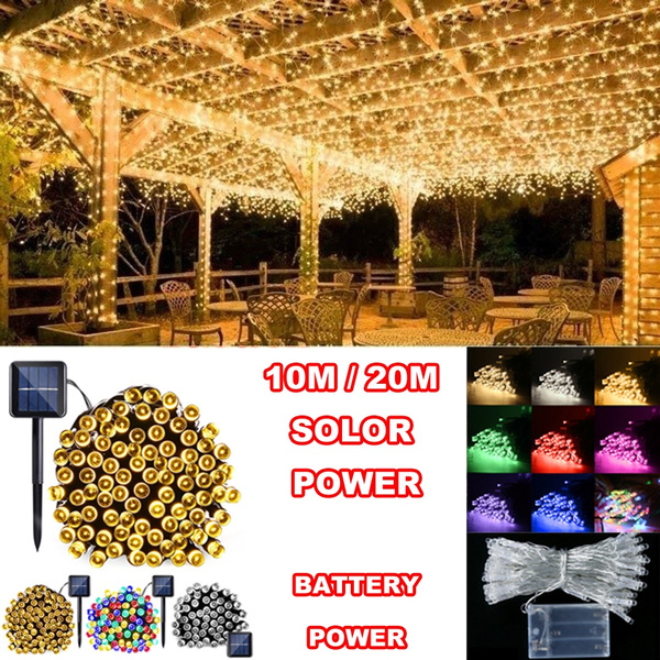 Battery Operated 10/20/30/40/50LED String Fairy Lights Indoor/Outdoor Xmas Decor
