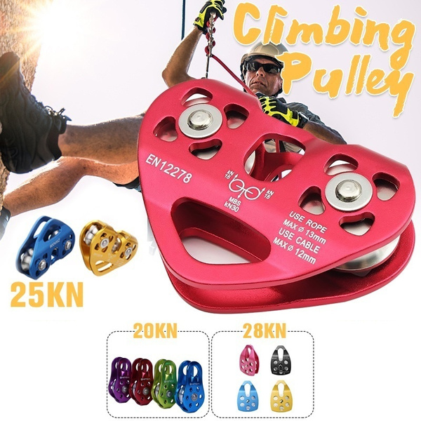 3 Types Pulley High-altitude Outdoor Rock Climbing Machinery Tools ...