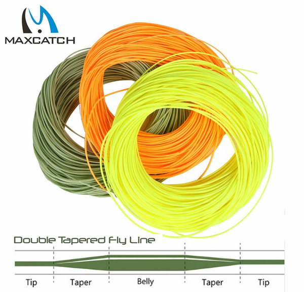 Maxcatch Double Taper DT1/2/3/4/5/6/7/8F 100FT Double Tapered Floating Fly  Fishing Line