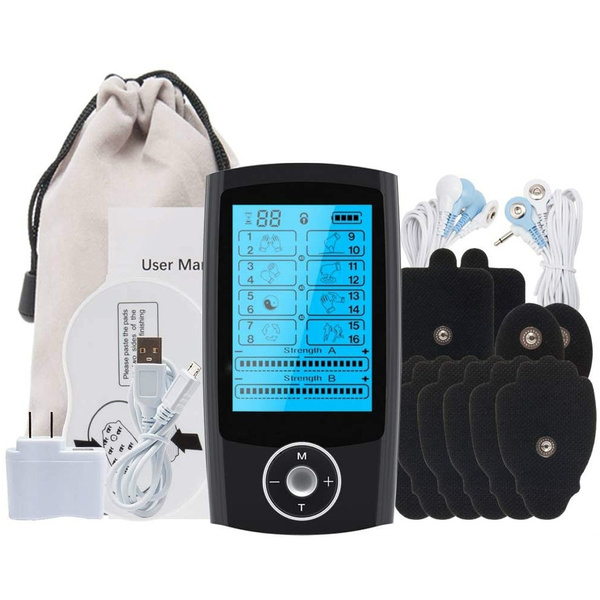 Tens Unit Muscle Stimulator Pulse Massager Electronic Rechargeable Pain  Relief