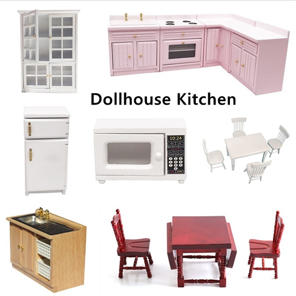 1/12 Scale Dollhouse Miniature Kitchen Furniture Stove Model Mini