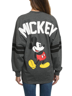 Mickey Mouse, Charcoal, Sleeve, Long Sleeve
