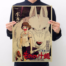 hizaomiyazaki, art, Home Decor, Wall