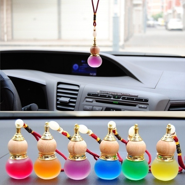 6 Colors Hanging Car Perfume Automotive Supplies Air Freshener Gourd  Aromatherapy Car Gourd Perfume Pendant Car Accessories