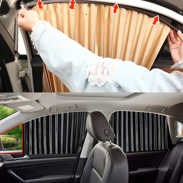 Car Side Window Sunshade Cover UV Protection Car Window Curtain